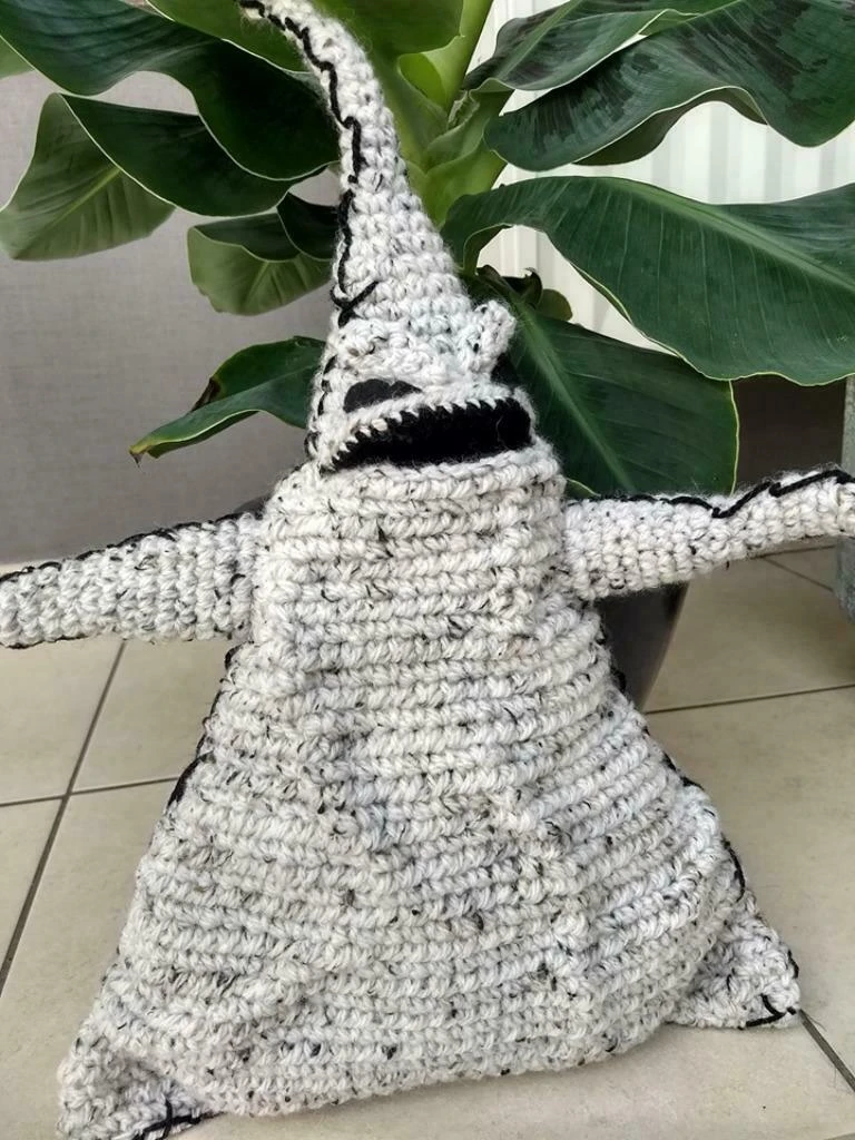 handmade crocheted, oogie boogie, nightmare before christmas – photo 2